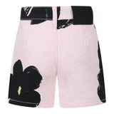 Marc Jacobs Short In Denim Tinta Unita con Fantasia Fiori per Bambina W60543 ROSA MARC JACOBS 
