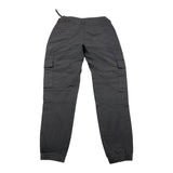 Yes Zee Pantalone Modello Cargo Tinta Unita Con Elastico In Vita Nero Per Bambina