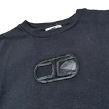 Elisabetta Franchi Shirt Girocollo Tinta Unita con Stampa per Neonata EGTS50 NERO ELISABETTA FRANCHI 