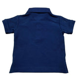 Trussardi Polo Mezza Manica Tinta Unita con Logo per Neonato TIP26002PO BLU TRUSSARDI 