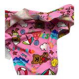 Guess Costume Mutadina Tinta Unita con Stampe per Neonata A3GZ03MP004 ROSA GUESS 