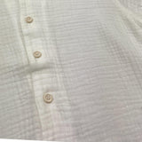 Petit Indi Camicia Mezza Manica Tinta Unita per Bambino SS25BK7314 BIANCO PETIT INDI 