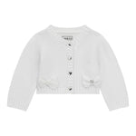 Guess Cardigan Tinta Unita  per Neonata A4RR00Z3CK0 BIANCO GUESS 