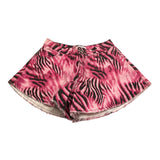 Gaelle Short Tinta Unita con Fantasia Zebrata per Bambina 2746P0702 FUXIA GAELLE 