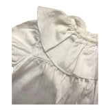 Wedoble Camicia Mezza Manica Tinta Unita Panna Per Neonata