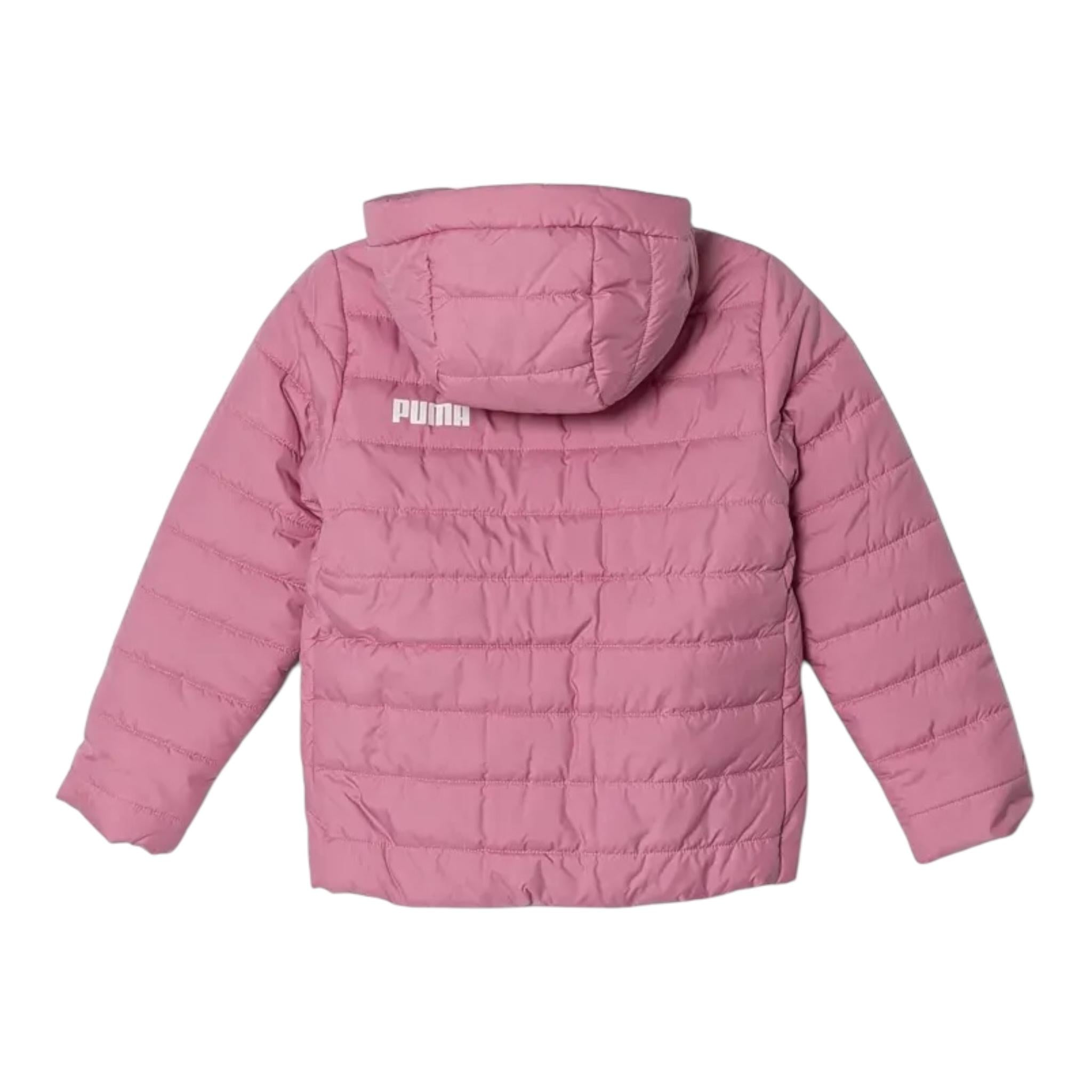 PUMA giubbino tinta unita con cappuccio Rosa per Bambina 670559 ROSA PUMA 