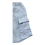 Saint Barth Bermuda Tinta Unita con Elastico In Vita per Bambino MARSEILLE AZZURRO SAINT BARTH 