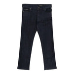 DOLCE & GABBANA jeans tinta unita con girovita regolabile Blu per Bambino L42F59 BLU DOLCE & GABBANA 