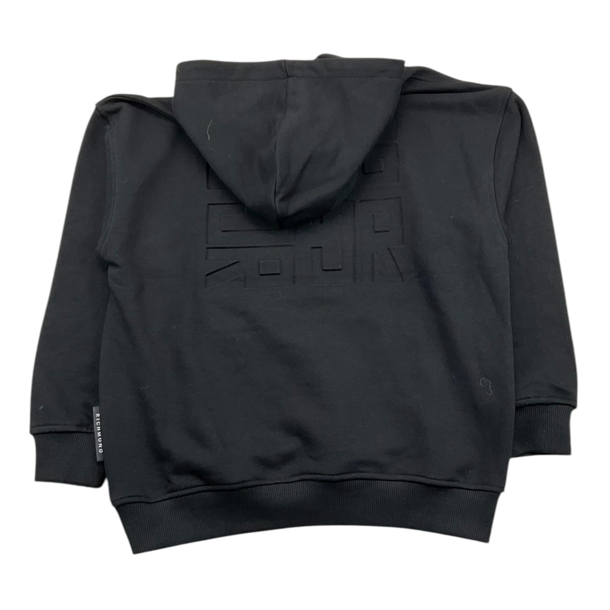 JOHN RICHMOND felpa chiusa con cappuccio tinta unita Nero per Bambino RBA25097FE NERO JOHN RICHMOND 