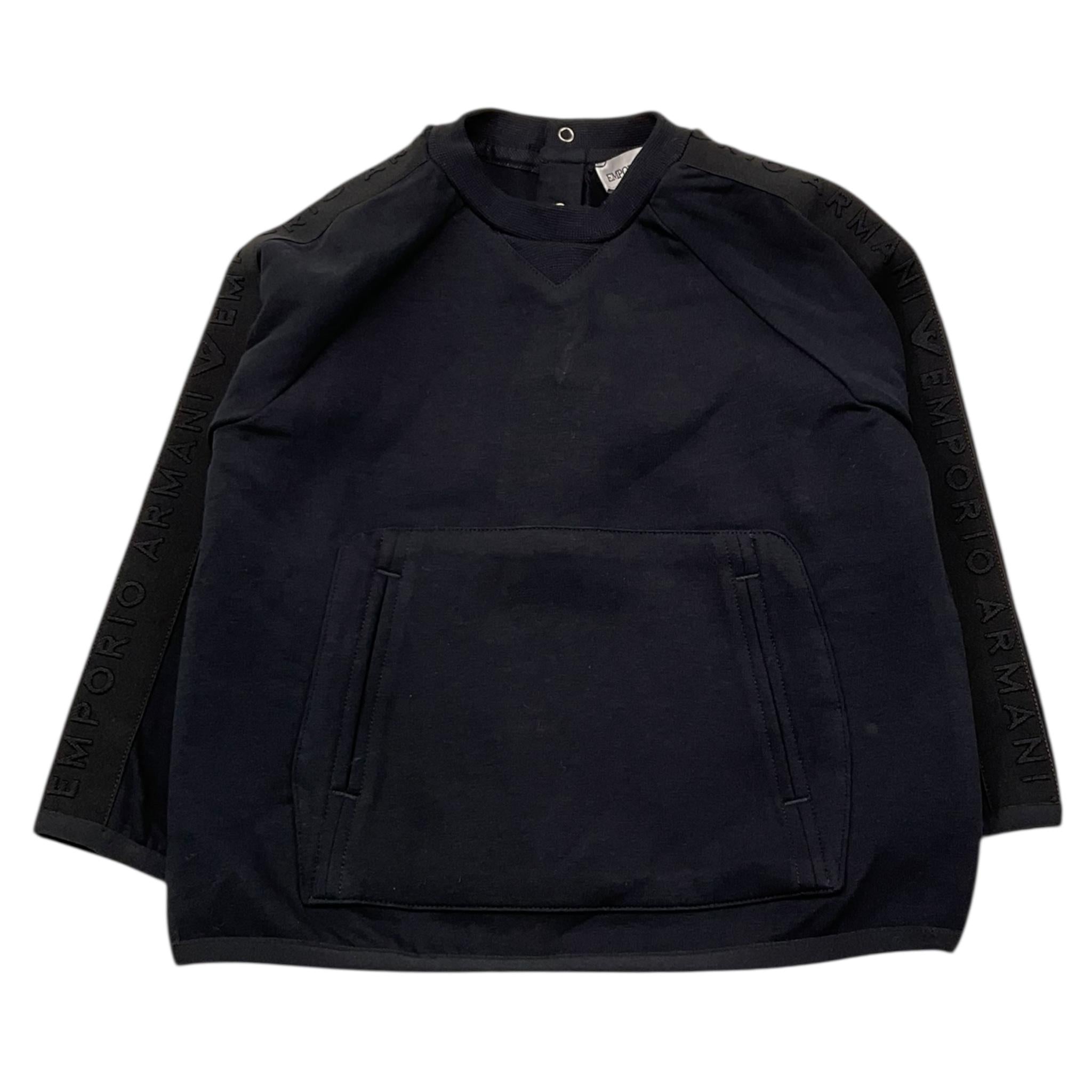 EMPORIO ARMANI felpa chiusa girocollo titna unita Blu per Neonato 6RHMJ2 BLU EMPORIO ARMANI 