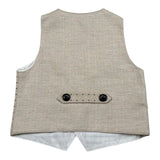 Ambaraba Gilet Tinta Unita Fantasia Pois per Neonato FM33181 BEIGE AMBARABA 