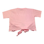 Iceberg T-Shirt Tinta Unita Girocollo con Stampa per Bambina TSICE5151J ROSA ICEBERG 