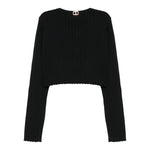 Twinset Cardigan Tinta Unita per Bambina 251GJ3405X NERO TWINSET 