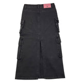 JOHN RICHMOND gonna tinta unita con spacco posteriore Nero per Bambina RGA25207GO NERO JOHN RICHMOND 