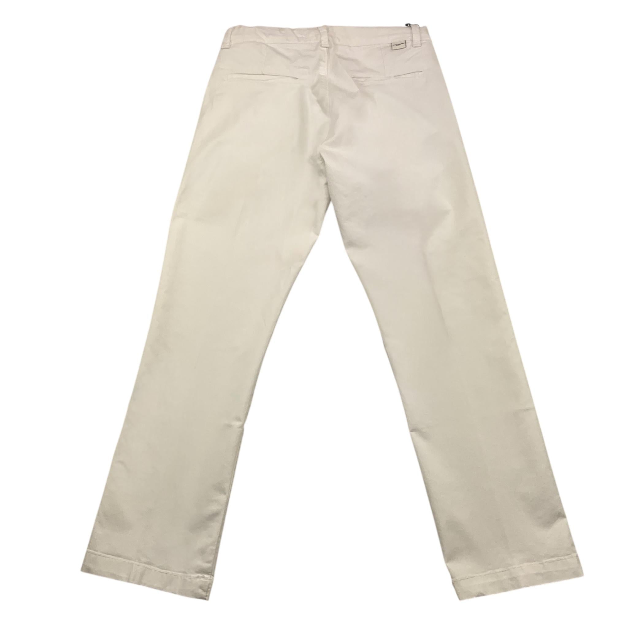 Paolo Pecora Pantalone Tinta Unita con Tasche Americane per Bambino PP3993 BIANCO PAOLO PECORA 