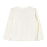 LIU JO shirt girocollo tinta unita con stampa in contrasto Panna per Neonata KF4068 PANNA LIU JO 