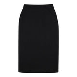 BALMAIN gonna lunga tinta unita con bottoni Nero per Bambina BV7A70 NERO BALMAIN 