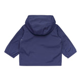 K-Way Giubbino Tinta Unita con Zip E Cappuccio per Bambino K41335WX BLU K-WAY 