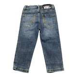 Iceberg Jeans Tinta Unita con Girovita Regolabile per Bambino PTICE4313B BLU ICEBERG 
