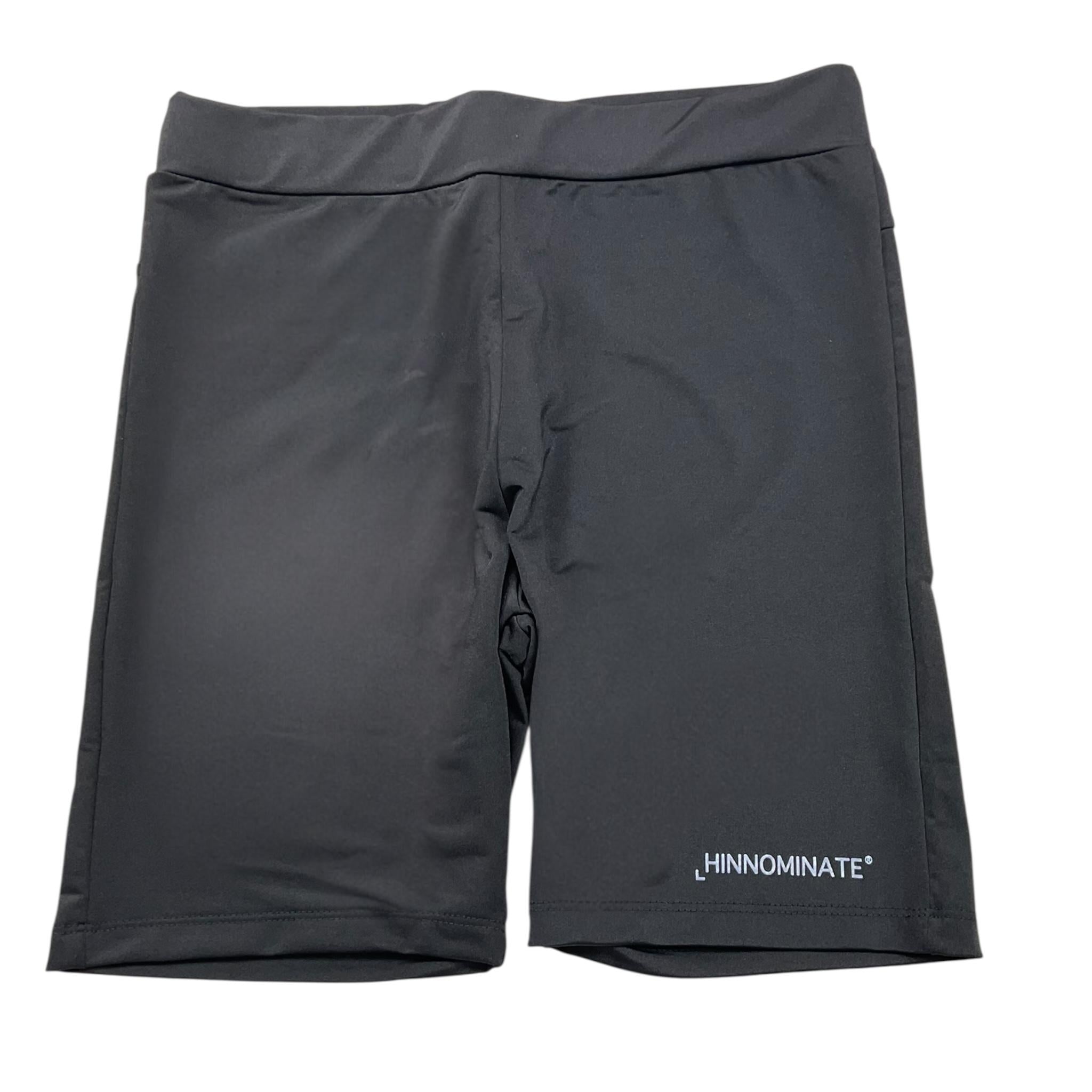 Hinnominate Leggins Modello Ciclista Tinta Unita con Logo per Bambina 3646S00217 NERO HINNOMINATE 