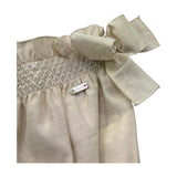 Le Bebe Culotte Tinta Unita con Fiocco per Neonata LBG6339 BEIGE LE BEBE 