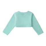 Sarabanda Coprispalle Tinta Unita con Zip per Bambina 0B354 VERDE ACQUA SARABANDA 