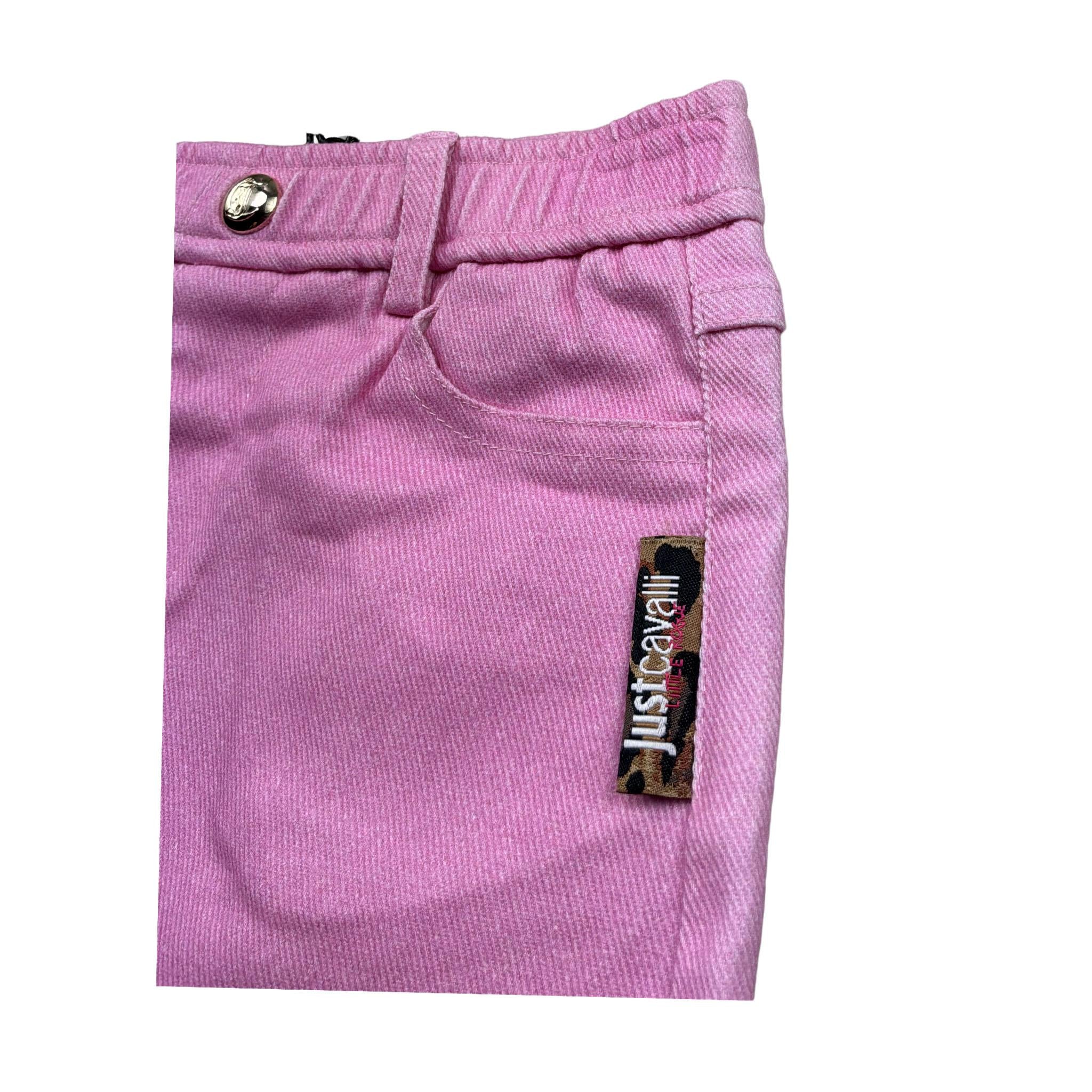 Just Cavalli Gonna Tinta Unita con Elastico In Vita per Neonata JIP26004GO ROSA JUST CAVALLI 