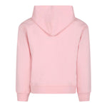 MOSCHINO felpa tinta unita con cappuccio e stampa Rosa per Bambina HMF07K ROSA MOSCHINO 