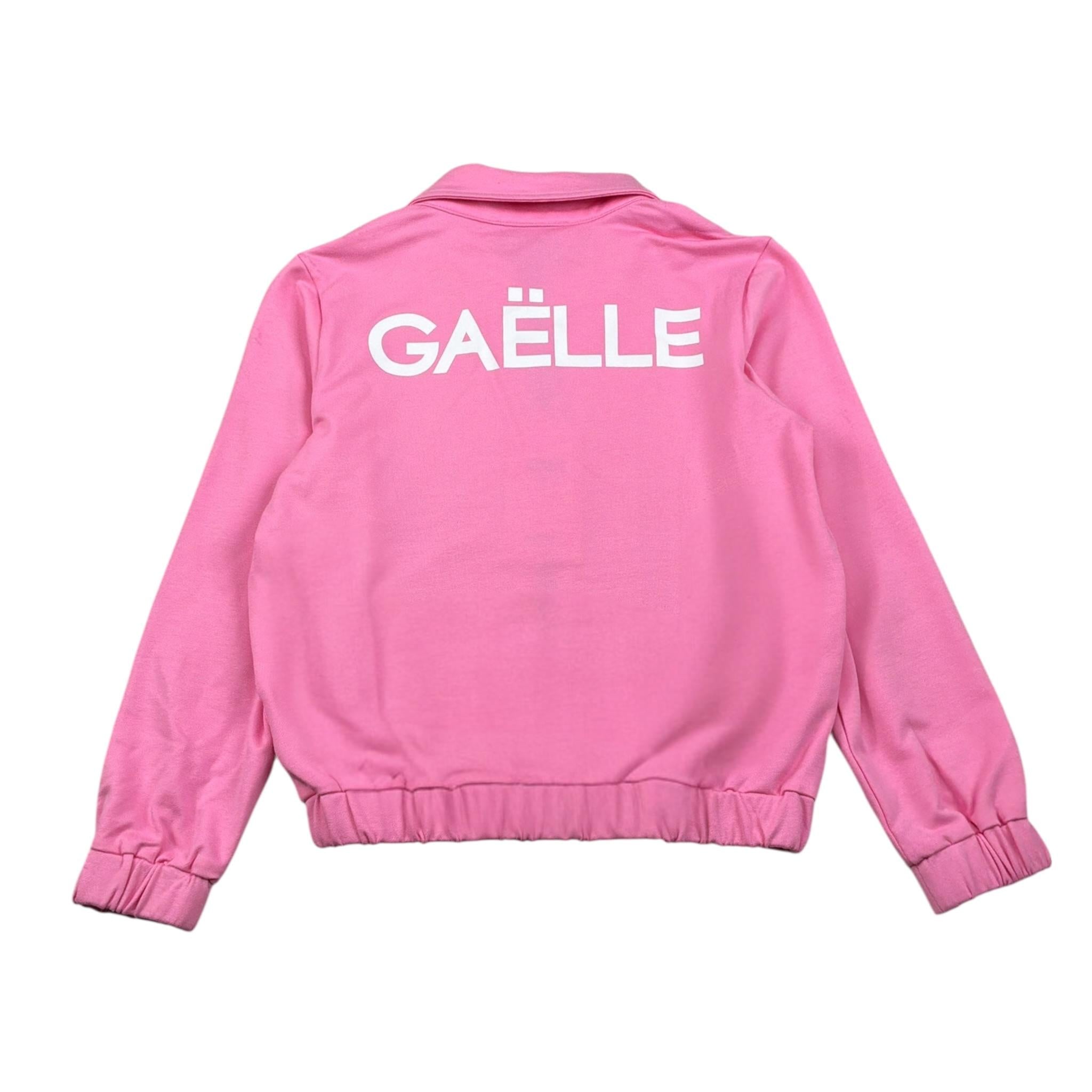 Gaelle Felpa tinta unita con Zip Rosa per Bambina 2745F00515 ROSA GAELLE 