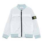 Stone Island Giubbino Tinta Unita con Zip per Bambino K1S164100003 AZZURRO STONE ISLAND 
