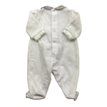 BARCELLINO tutina manica lunga in ciniglia Bianco per Neonato 105101X BIANCO BARCELLINO 