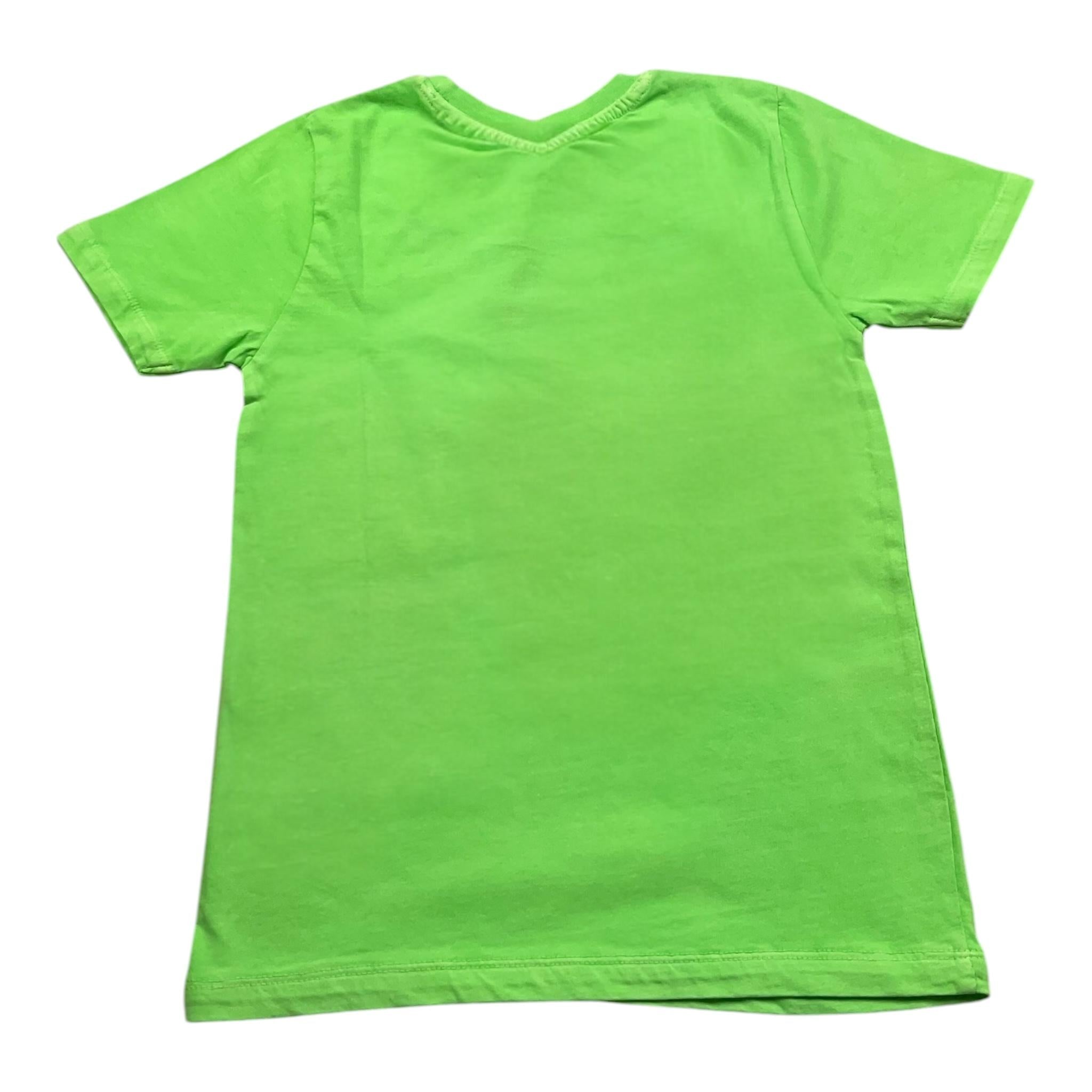 F**K T-Shirt Girocollo Tinta Unita con Logo per Bambino FJ2450038FG VERDE FLUO F**K 