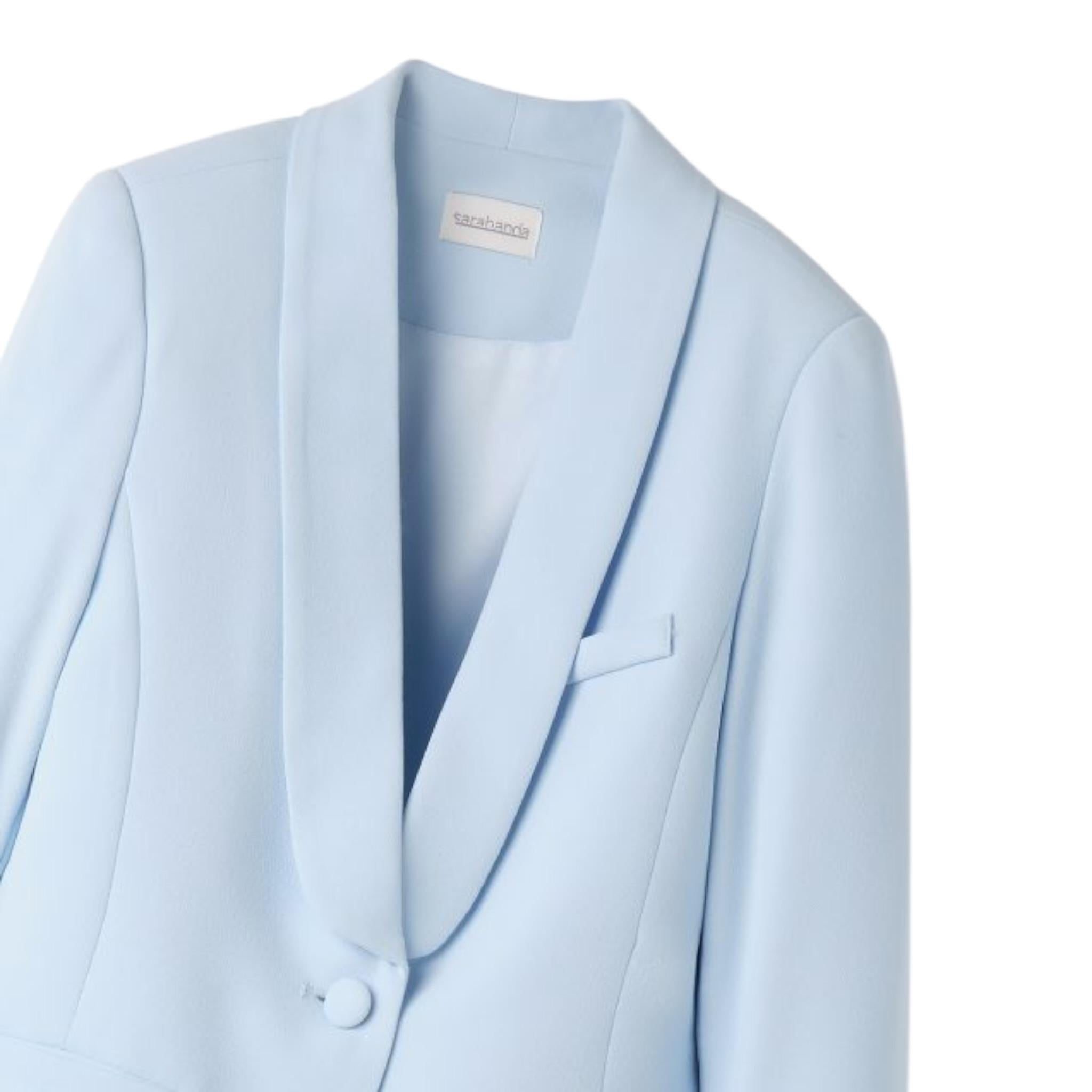 Sarabanda Giacca Tinta Unita con Bottoni per Bambino 0B592X AZZURRO SARABANDA 