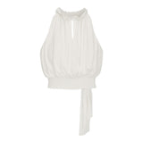 Fun & Fun Camicia Giromanica Tinta Unita per Bambina FNCJSH01080 BIANCO FUN & FUN 