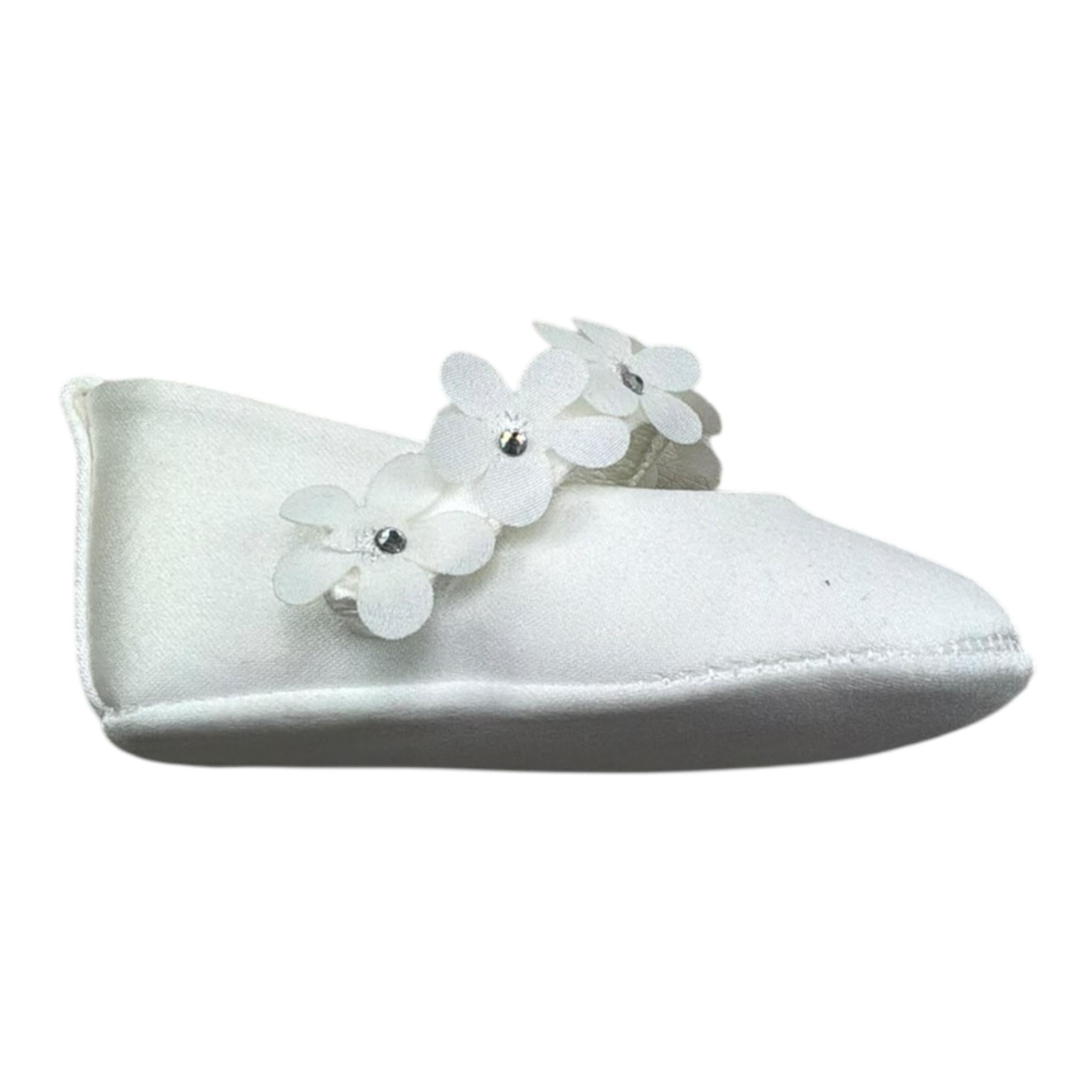 Baby Comfort Ballerina Tinta Unita con Applicazione per Neonata 55 BIANCO BABY COMFORT 