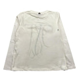 DIXIE shirt gircollo tinta unita cn stampa logo Bianco per Bambina ML32030G67 BIANCO DIXIE 