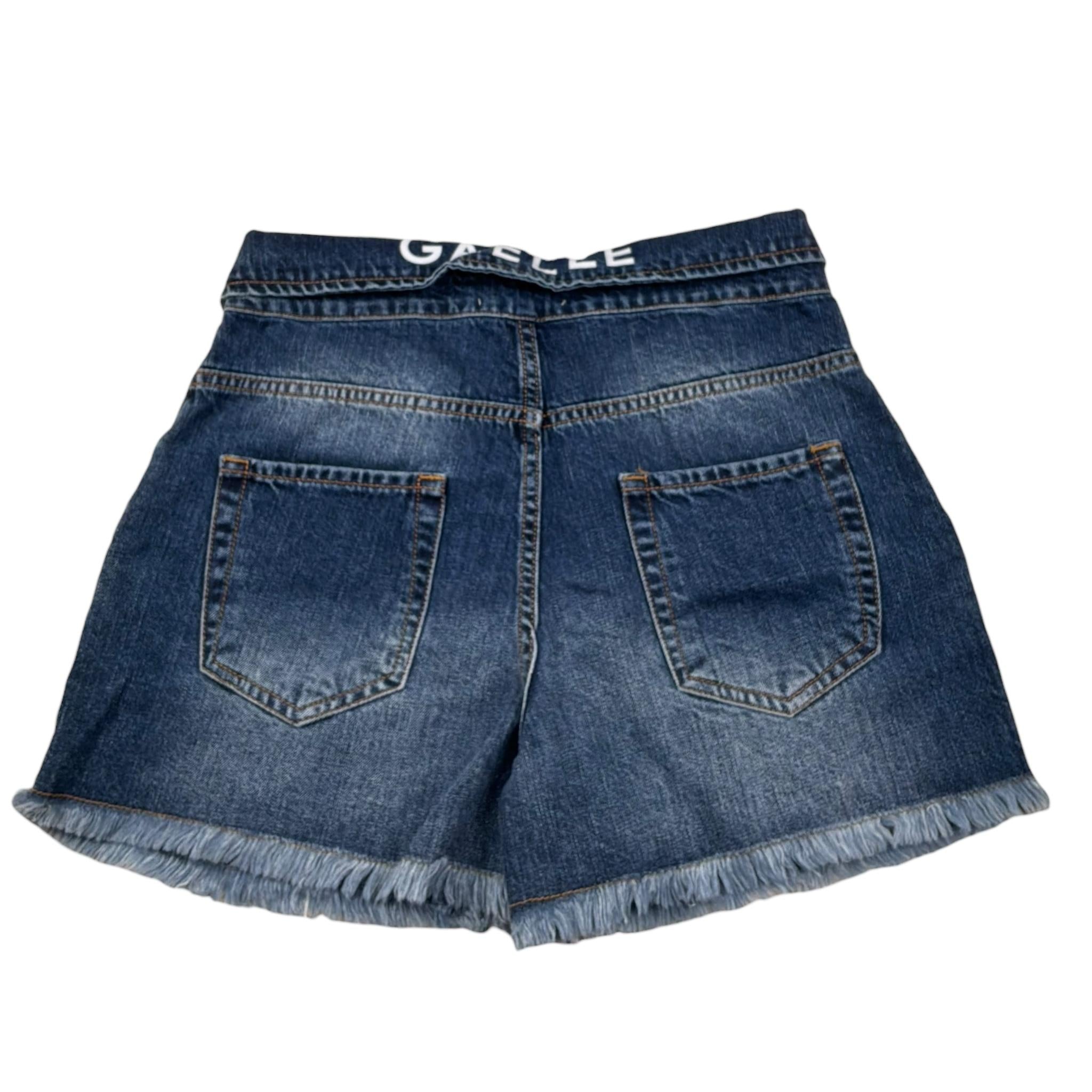 Gaelle Short In Denim Tinta Unita con Tasche per Bambina 2746SD00006 BLU GAELLE 
