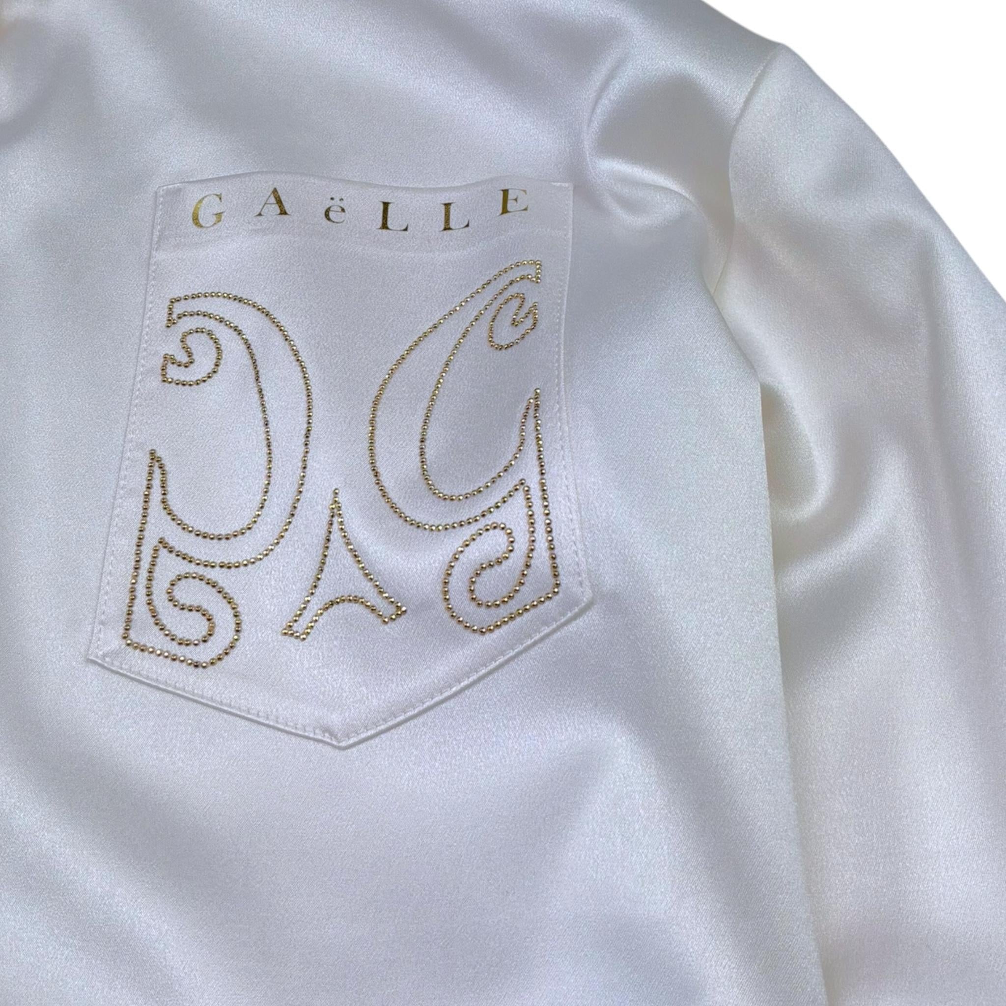 Gaelle Completo 2 Pezzi Camicia-Short Bicolore per Bambina 2745CY00360X PANNA/ORO GAELLE 