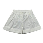 Le Bebe Bermuda Tinta Unita con Elastico In Vita per Bambino LBG5827J PANNA LE BEBE 