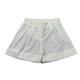 Le Bebe Bermuda Tinta Unita con Elastico In Vita per Bambino LBG5827J PANNA LE BEBE 