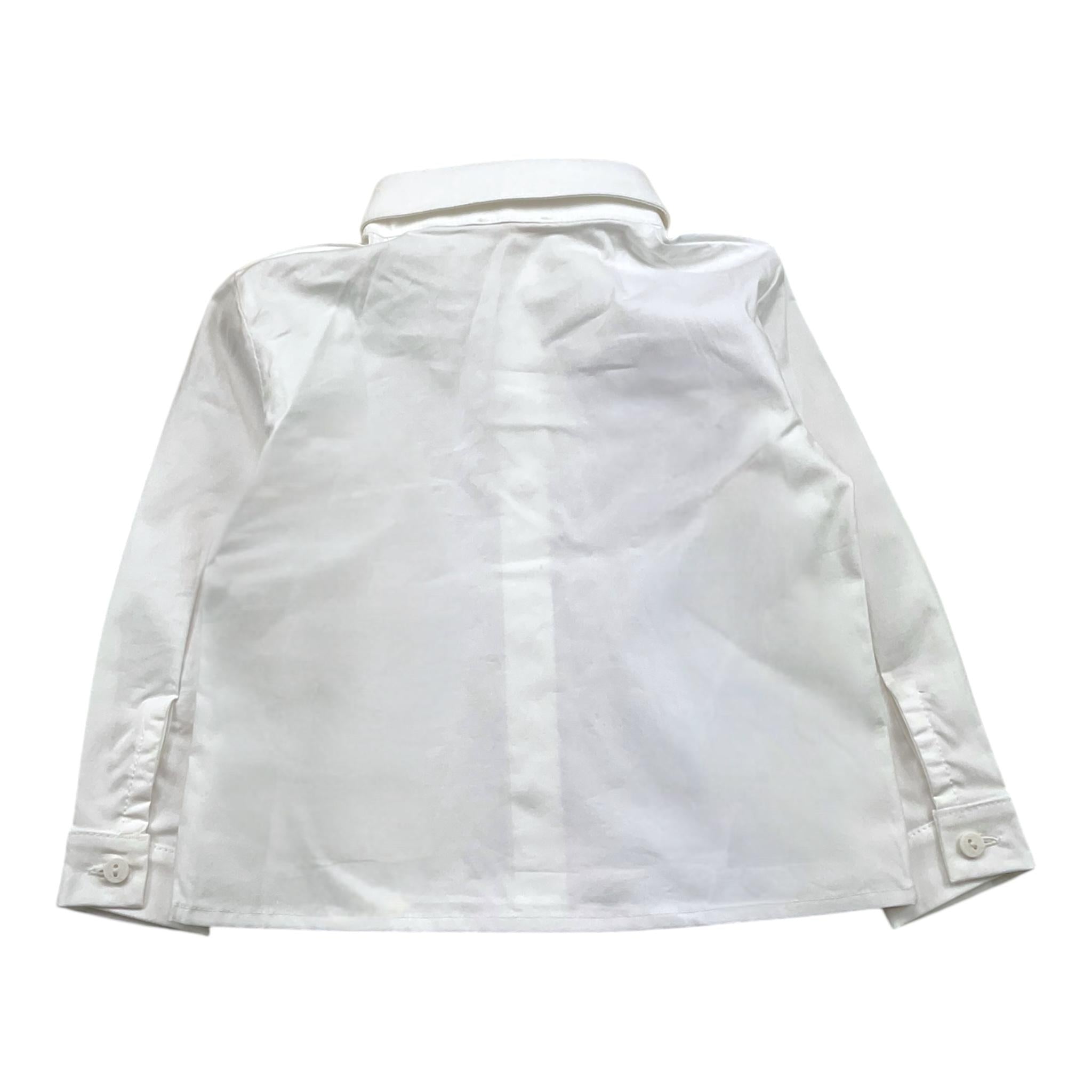 NANAN camicia tinta unita con bottoni Bianco per Bambino I24548B BIANCO NANAN 