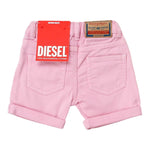 Diesel Short Tinta Unita con Girovita Regolabile per Bambina J01274 ROSA DIESEL 