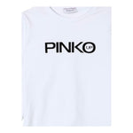 PINKO shirt girocollo tinta unita con stampa Bianco per Bambina F4PIBGTH204 BIANCO PINKO 