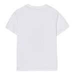 Jeckerson T-Shirt Girocollo Tinta Unita con Stampa per Bambino 520TJMBS25 BIANCO JECKERSON 