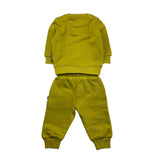 JOHN RICHMOND completo 2pz tinta unita felpa-pantalone Verde acido per Neonato RIA25003CF VERDE ACIDO JOHN RICHMOND 