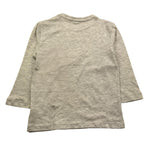 LOSAN shirt girocollo tinta unita con stampa in contrasto Grigio per Bambino LBBAP0303 GRIGIO LOSAN 