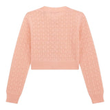 Guess Cardigan Tinta Unita Traforato per Bambina J4RR03Z3CD0 ROSA GUESS 