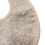 Ninnaoh Bavetta Tinta Unita con Ricami per Neonata E25BA6 ROSA NINNAOH 