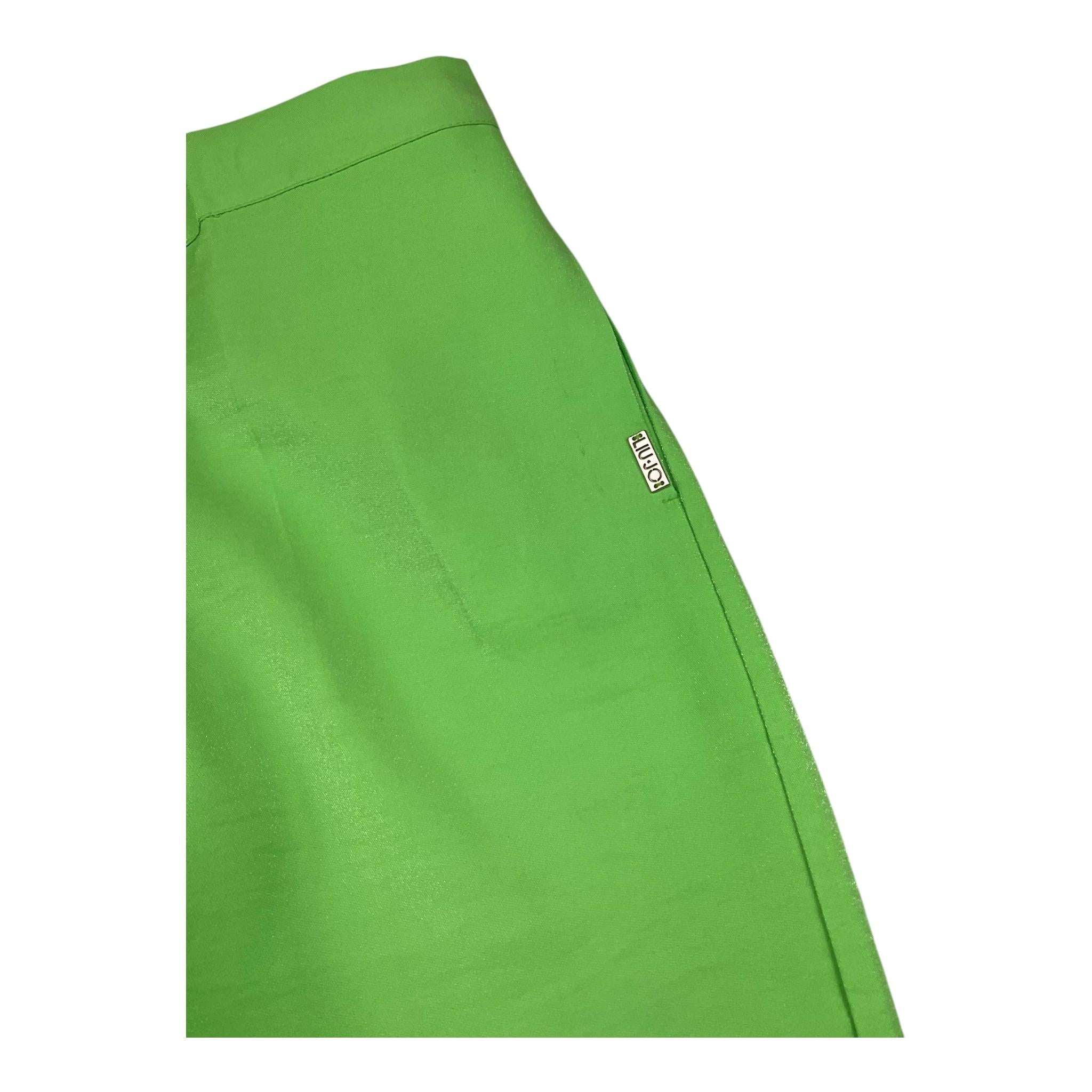 Liu Jo Pantalone Tinta Unita con Girovita Regolabile per Bambina GA5207 VERDE LIU JO 