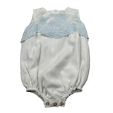 Cua-Cuak Pagliaccetto Giromanica Bicolore Bianco per Neonata 48122 BIANCO CUA-CUAK 